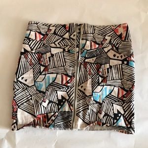 Multi colored/ Print Mini Skirt